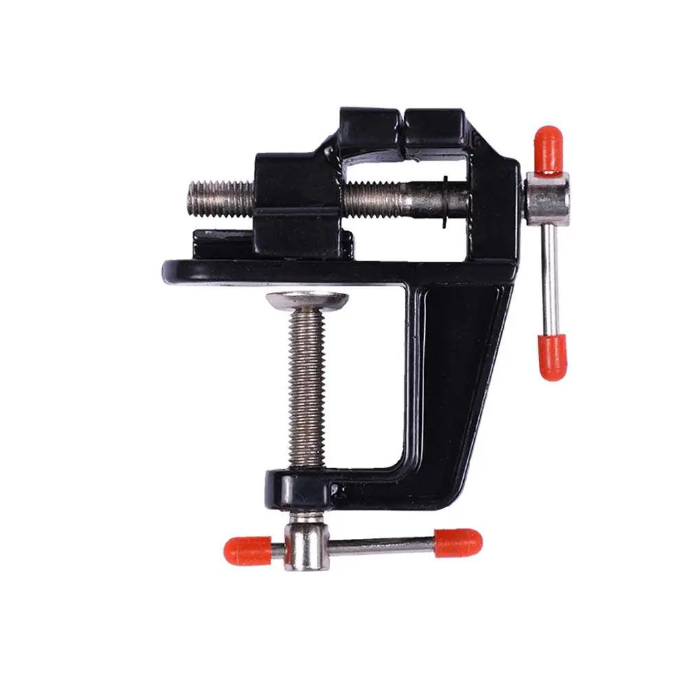 Mini Jewelry Table Bench Clamp Vise Aluminum Muliti-Funcational Jewelers Miniature Bench Vice for DIY Craft Fixed Repair To C4P7