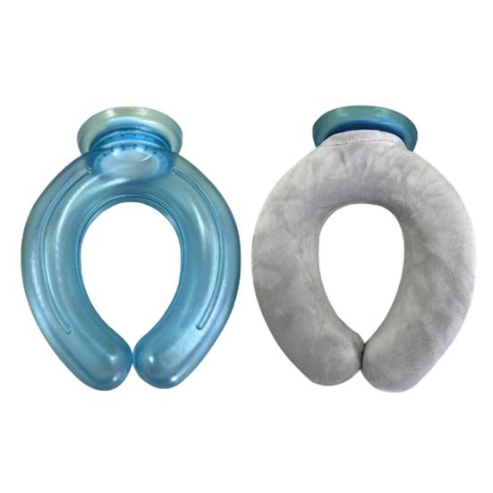 Neck Cooling Ice Pack with Velvet Cover U-shaped Cold Hot