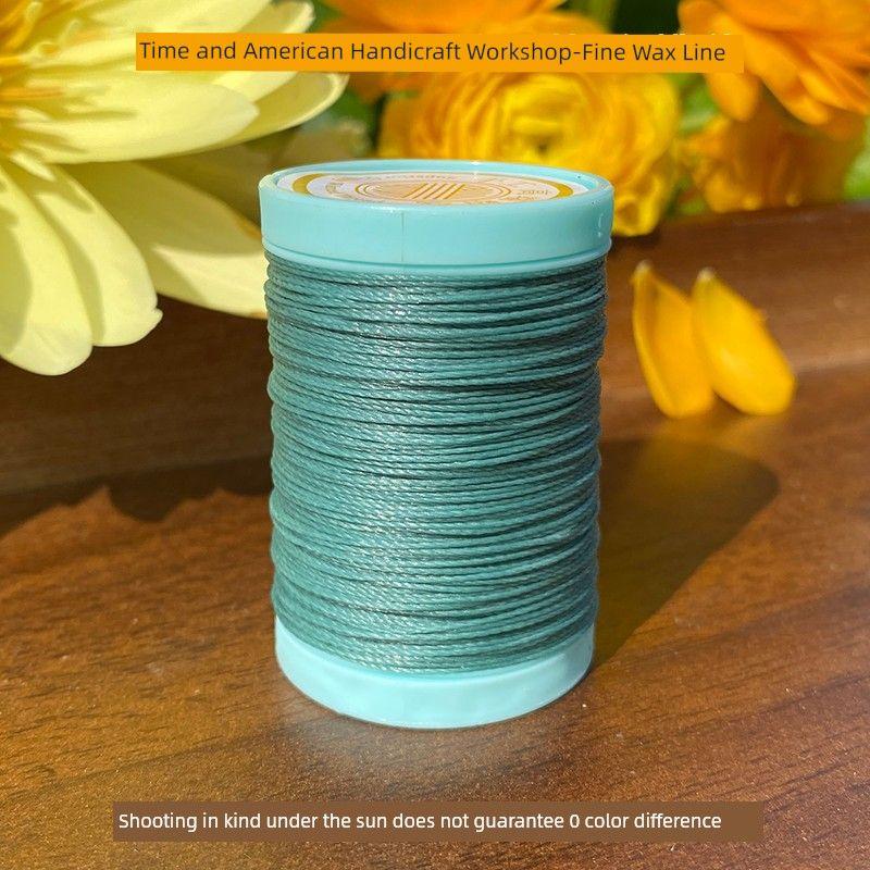 

3-прядная 6-прядная южноамериканская вощеная нить ручного плетения шнур материал для DIY 0,35 0,5 мм чрезвычайно тонкая плетеная вощеная нить для ремешка, браслета