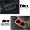Red Car Cup Holder Frame Trim Cover Bezel For Jeep Wrangler JK 11-17 Accessories