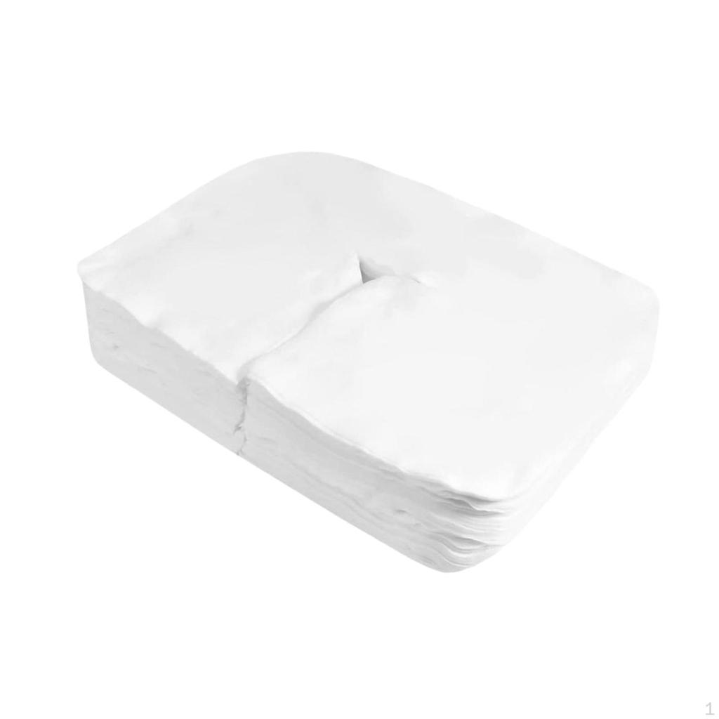300Pcs Disposable Face Cradle Covers Soft Rest for SPA Salon Bed