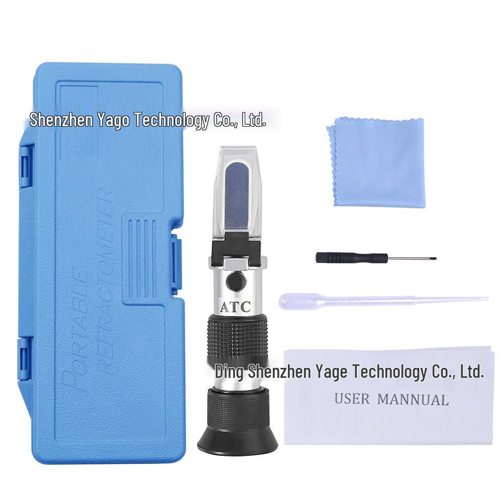 Handheld Honey Refractometer: 58-90 Brix Sugar Content & Baumé Meter