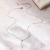 DGIDDK Stainless Steel Simple Lightning Pendant Necklace Men And Women Tide Retro Fashion Personality Hip-Hop Sweater Chain