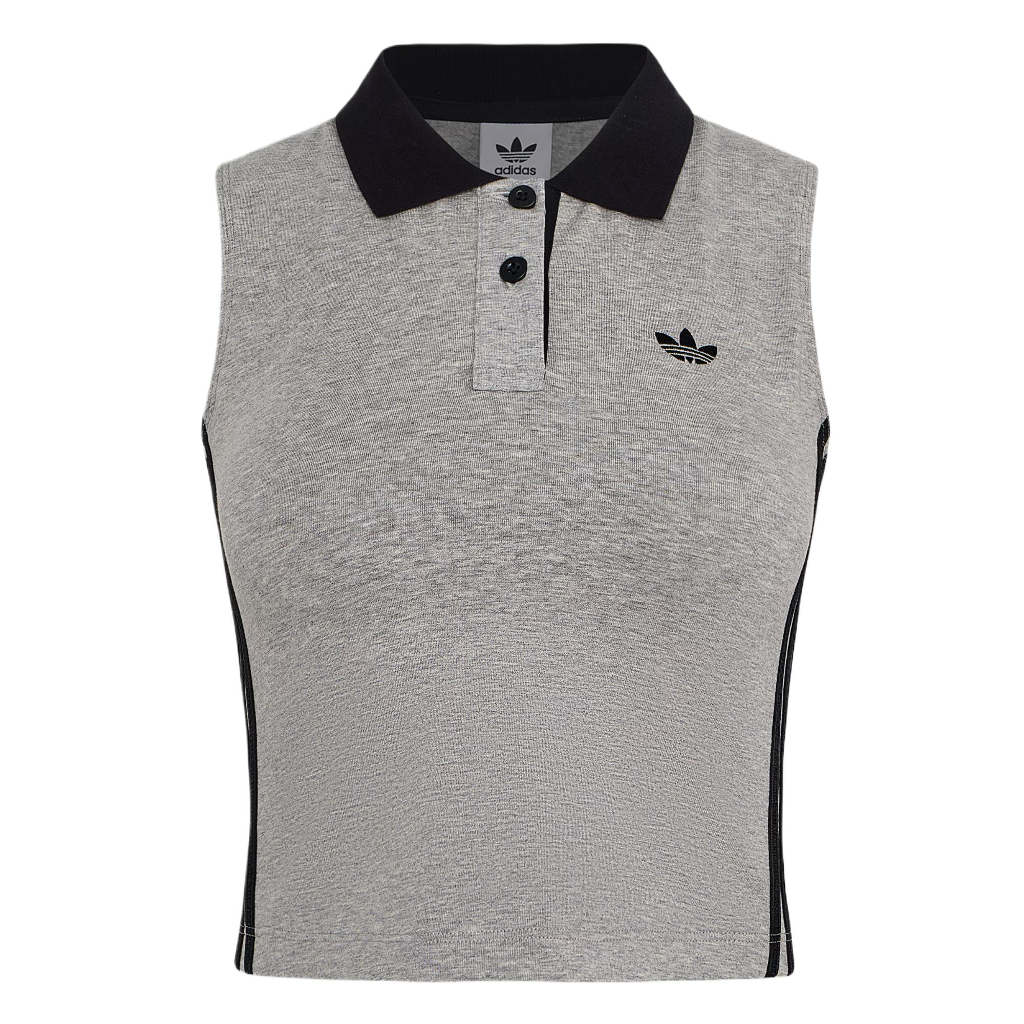 Adidas Originals Polo Tank Top Knitted Sleeveless Vest Women tops KY5694 XL