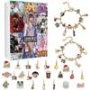 Advent Calendar Gifts, DIY Bracelet Making Kit For For Kids Adult, 24-Days Christmas Countdown Calendar Jewelry Gifts