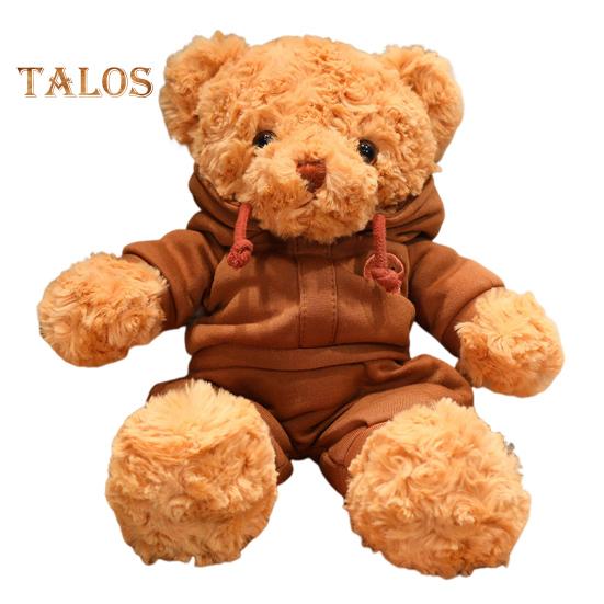 

Милая плюшевая подушка в виде плюшевого мишки со спортивным костюмом 15 дюймов, мягкая мягкая игрушка в виде коричневого медведя, детская игрушка для сна и объятий, плюшевые игрушки для снятия стресса для друзей 38cm светло-коричневого