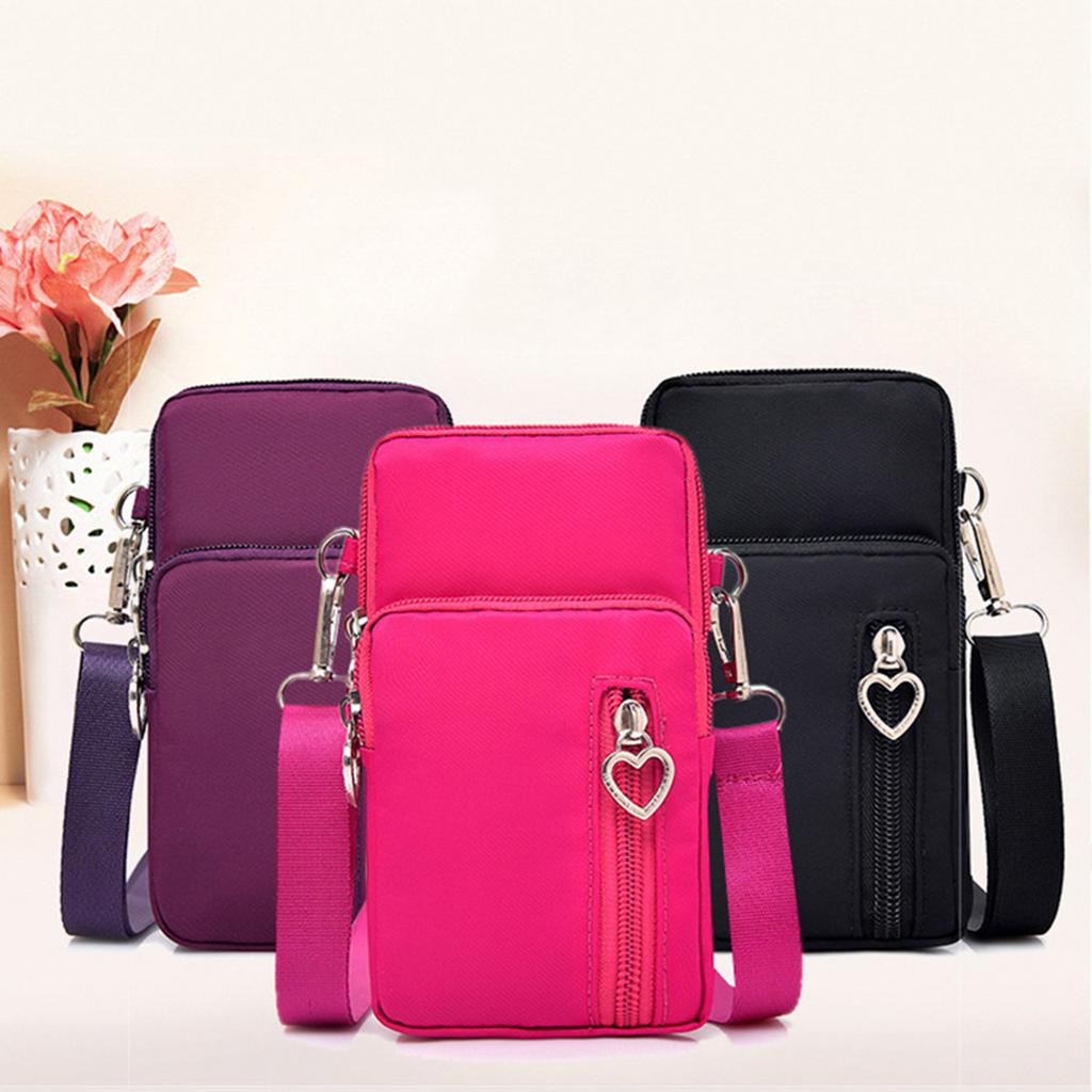 Women Cellphone Shoulder Bag Card Portable Bag Card For Various Phone Size