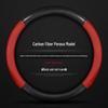 XPeng Steering Wheel Cover for P7, G3, G3i, P5 - Genuine Leather Carbon Fiber, High-Quality.