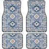 Car Floor Mats Set Of 4, Oriental Turkish Persian Carpet Front And Back Rug Mats Decorative Universal For Cars SUV Trucks Vans