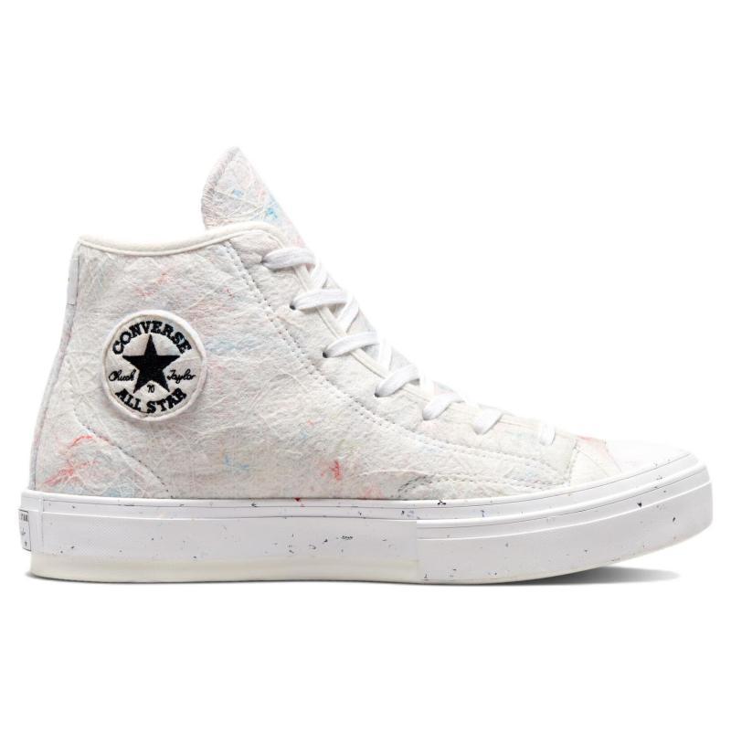 Converse Chuck 70 Renew Chuck Taylor All Star 1970s Redux Scrap Comfortable and Versatile High Top Espadrilles Unisex White Blue Red