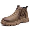 Chelsea boots men's autumn new men's fashion trend Martin boots casual simple boots men's shoes