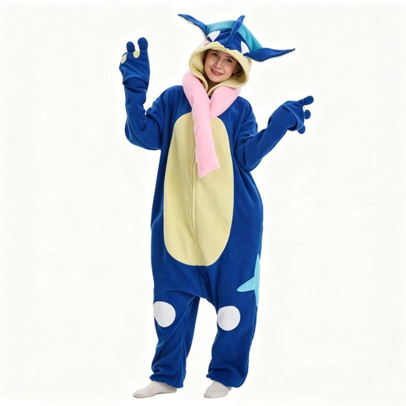 Women Onesie Animal Kigurumi Grninja Pajamas Cartoon Cosplay Jumpsuit Halloween Christmas Party Costume Loose Sleepwear Outfit