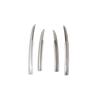 For Mazda 6 Atenza 2013-2018 ABS Chrome Car body protection Front up racing Grid Grille Cover trim Car Styling Accessories 4pcs