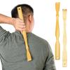 Bambus Rygekradser Hjælpestav Kradse Massage Rulle Lang Træ Krop Stor Pind til Mænd og Kvinder Rygekradser Massager