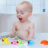 36 Pcs Mini Rubber Ducks, Rubber Ducks Multipack Yellow Orange Pink Blue Green Purple, Squeaking Floating Bath Toys for Kids, Great for Bath Time Par