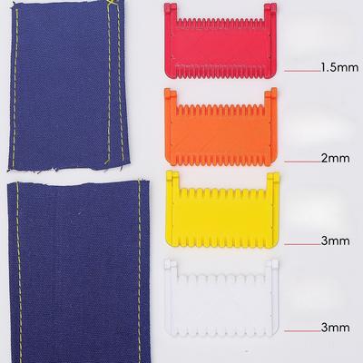 Adjustable Stitch Spacer, 1.5-4mm Sewing Guide & Edge Lock Tool for Fabric Repair and Hemming