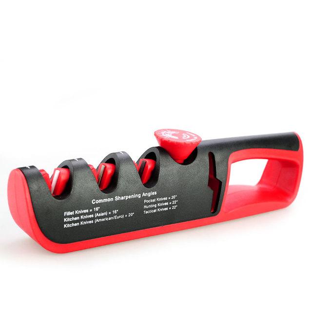 

Точилки для ножей с регулируемой ручкой угла заточки, многофункциональная 3-ступенчатая заточка, с вольфрамовым сплавом, керамическими и алмазными пазами XS