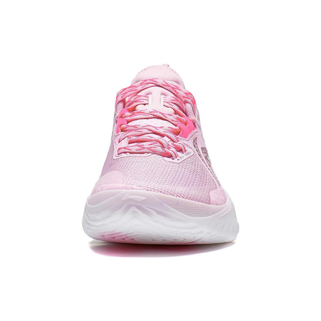 Li Ning Speed 10 Low Top Basketball Shoes Men's Soft Cherry Blossom Pink ABAT085-6