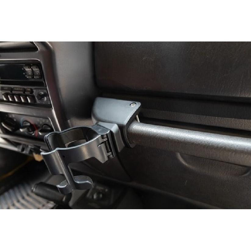 Multi-Function Water Cup Holder Phone Mount Bracket For Jeep Wrangler TJ 1997-06