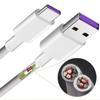 Cables & Adapters 2M 5A Usb Type C Super Fast Charge Cable For Huawei P30 Pro / Mate 20 White