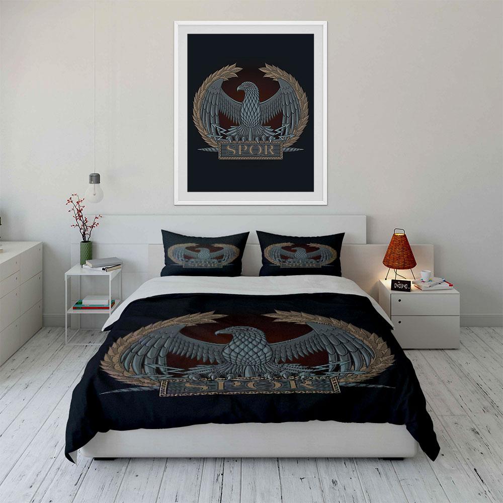 Eagle with Laurel Wreath. Bedding Sets Duvet Cover Sets Duvet Covers Pillowcases(1 * Duvet Cover 2 * Pillowcases Without Duvet Insert)