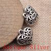 Big Heart Shaped Charms Pendant For Bracelet Necklace Jewelry Making Craft Findings