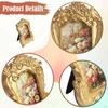 Vintage Photo Frame Picture 2.3 x 3 inch Resin Rectangle Desktop Elegant Gallery Art