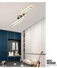 Modern Linear Ceiling Light for Hallways and Cloakrooms