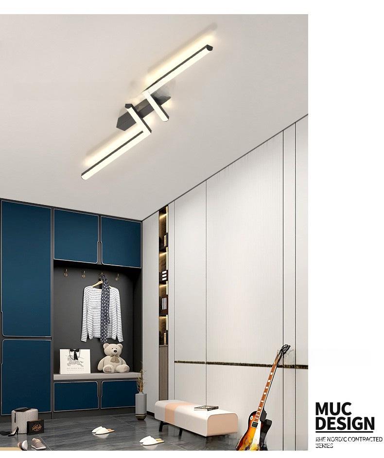 Modern Linear Ceiling Light for Hallways and Cloakrooms