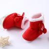 Slip On Anti Skid Bottom Down Shoes Flat Snow Boots Newborn Toddler Plush Fur Winter Warm Boots