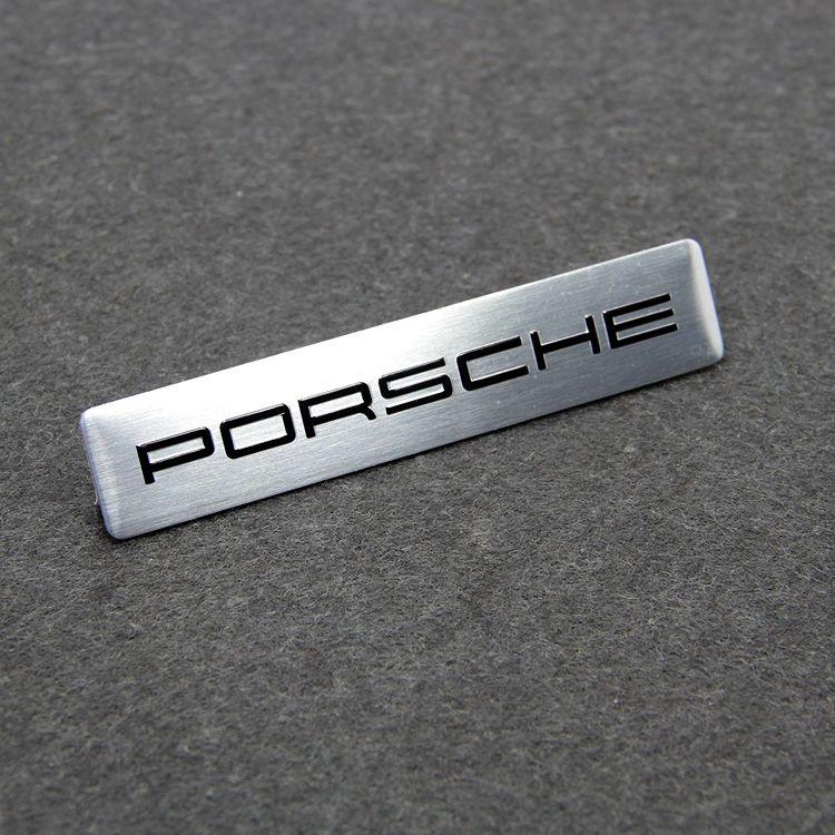 Car Styling 3D Sticker Aluminum Badge Car Body Stickers Decals For Porsche 911 Cayenne Carrera 928 Panamera Boxster Macan 918