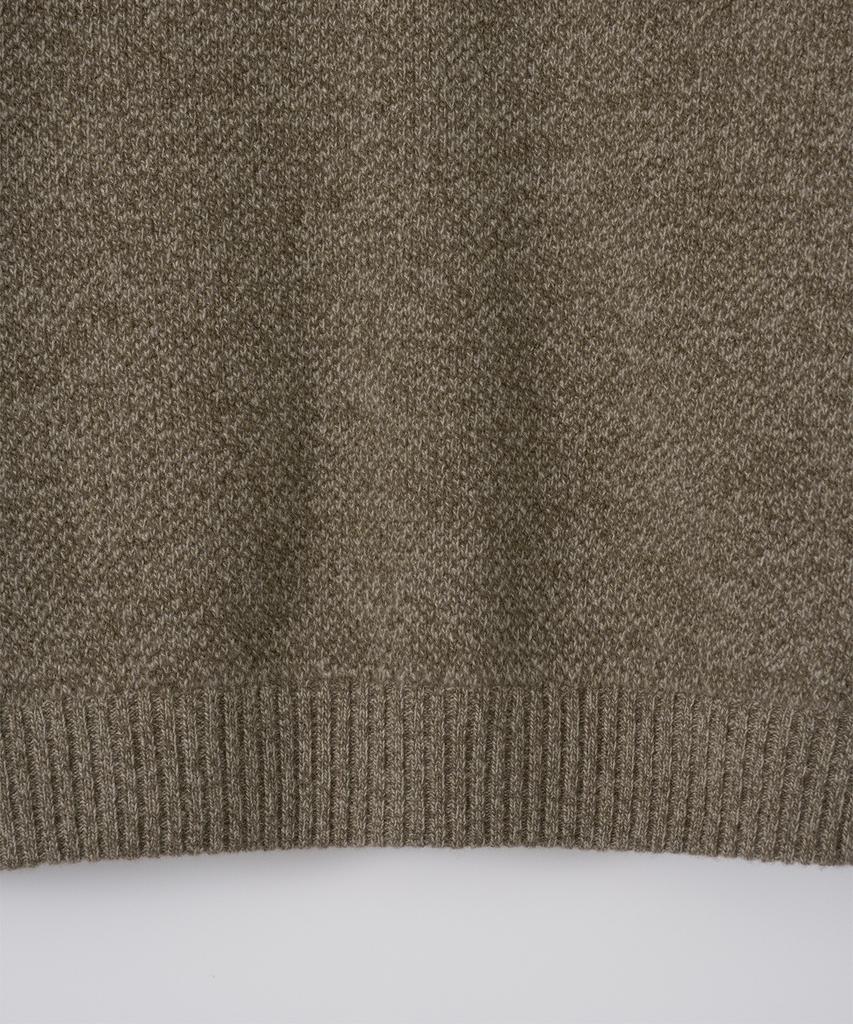 ANOTHER OFFICE WOMEN W. Moss Stitch Double Cardigan (Light Brown)