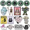 Cartoon Coffee Enamel Brooch Money Lapel Pin Witch Cat Letter Teapot Dragon Heart Anime Metal Badge Jewelry Gift For Friends Kid