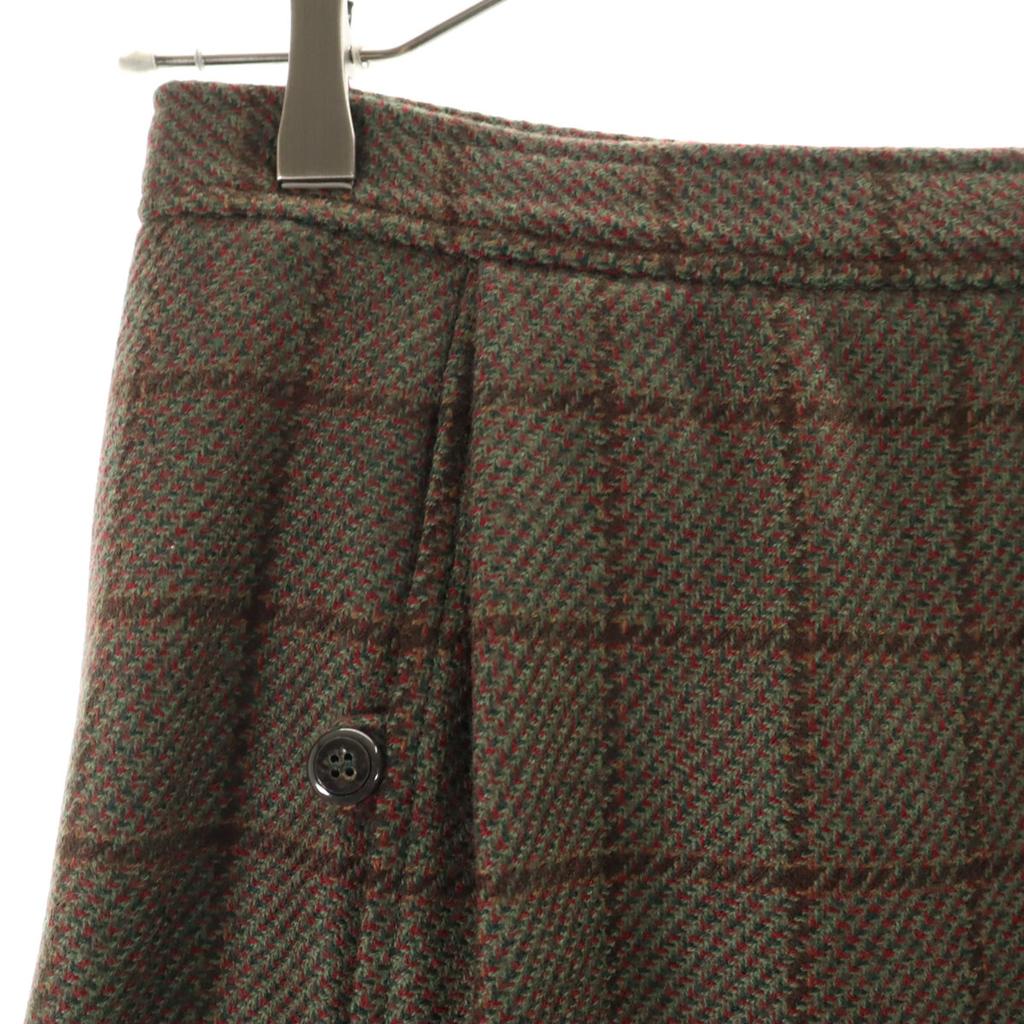 Gucci 80er Jahre Hergestellt in Italien Wolle Vintage Altes Karomuster Rock Anzug Set Damen Gebraucht