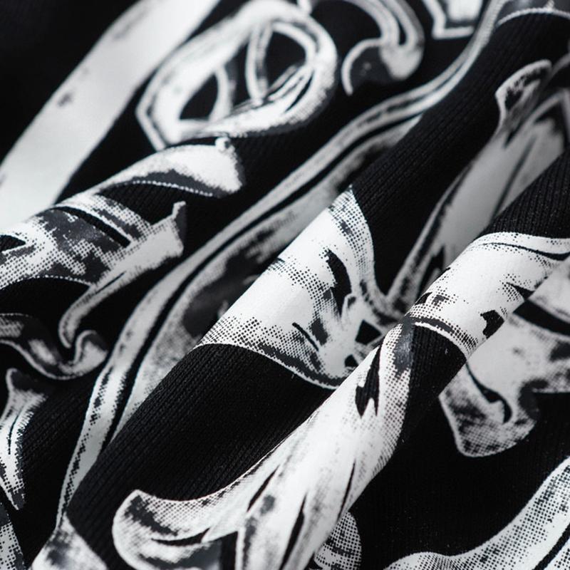 823 CHROME HEARTS 2025 Høst og Vinter Ny Pluss Størrelse Klassisk Stil Logo Hettegenser, Egnet for Par å Bruke