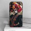 Day of the Dead Skull  Phone Case For Samsung S25,S24,S21,S22,S23,S30,Ultra,S20,Plus,Fe,Lite,Note,10,Black Cover