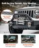 Electric Winch, 5400 kg Load Capacity, 12V DC Truck Winch with 9.1 mm x 24 m Steel Rope, Wireless & Wired Remote Control, IP55 Waterproof for Towing