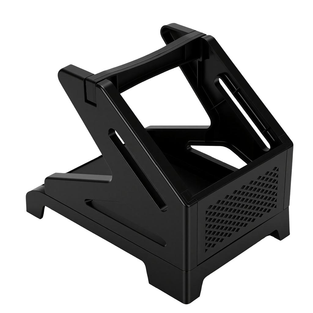 Label Holder for Rolls and Fan Fold Labels Compact Desktop Thermal Printer Label Stand