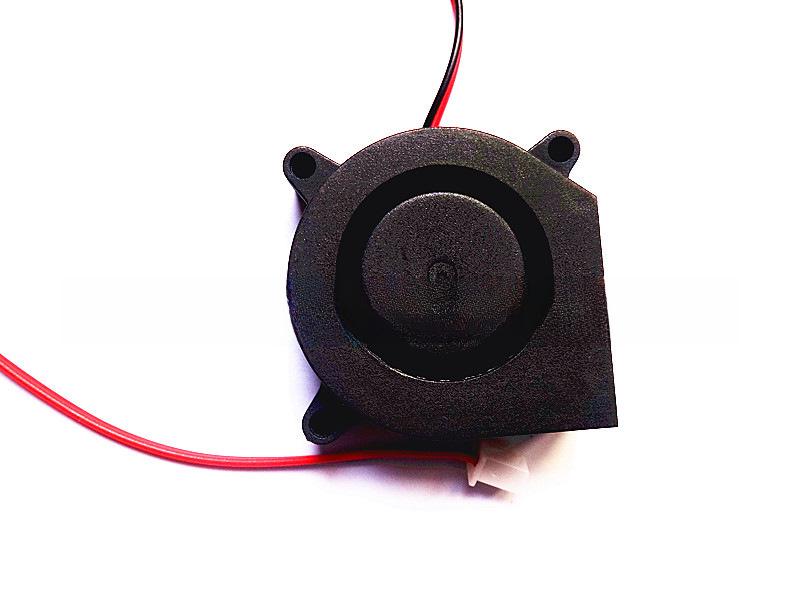 Turbo DC malý ventilátor 5015 pro 3D tiskárny, průmyslové chlazení, DC12V.