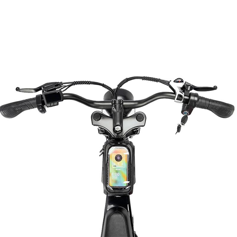 YVY C20Lite Off-Road & Mountain Adult Electric Bicycle 1000W 48V15Ah Pedelec, Front Fork Suspension, 20" Fat Tire E-Bike for Outdoor Adventure