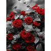 Diamond Painting Flower Rose Full Drill 5D Home Decor Diamond Embroidery Black Red Mosaic Wall Stickers