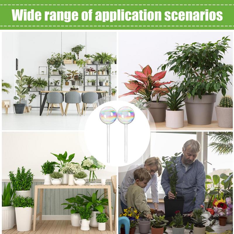 2/3/4/6Pcs Automatic Plant Watering Bulbs Self Watering Glass Balls Watering Device Drip Irrigation System For Garden Plants