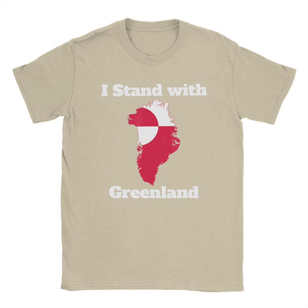 Streetwear TShirt Not for Sale I Stand with Greenland Cool TShirts Cotton Tee Shirt for Male Y2K Casual Short Sleeve Clothing
