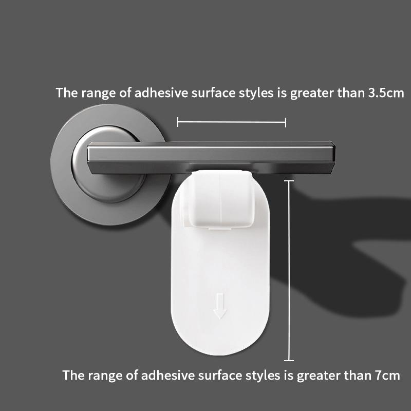 Protection Equipment Baby Safety Locks Plastic Self Adhesive Door Handle Locks No Hole Multipurpose Children Security Protector