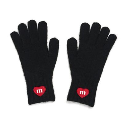 Macni LUV M LUVAS DE TRICÔ PRETAS