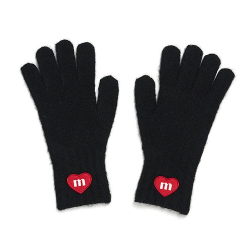 

macni LOVE M ВЯЗАНЫЕ ПЕРЧАТКИ ЧЕРНЫЕ ONE