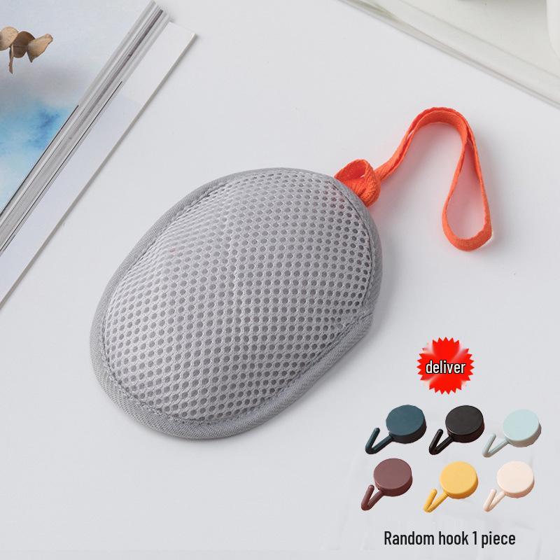 Foaming Mesh Soap Pouch & Back Scrubber Bag
