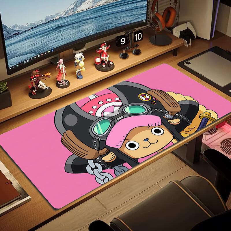 Tony Tony Chopper Print Cushion Non-slip Laptop Tablet Big Mousepad XXL Mat Mini PC Playmat With Lock Edge