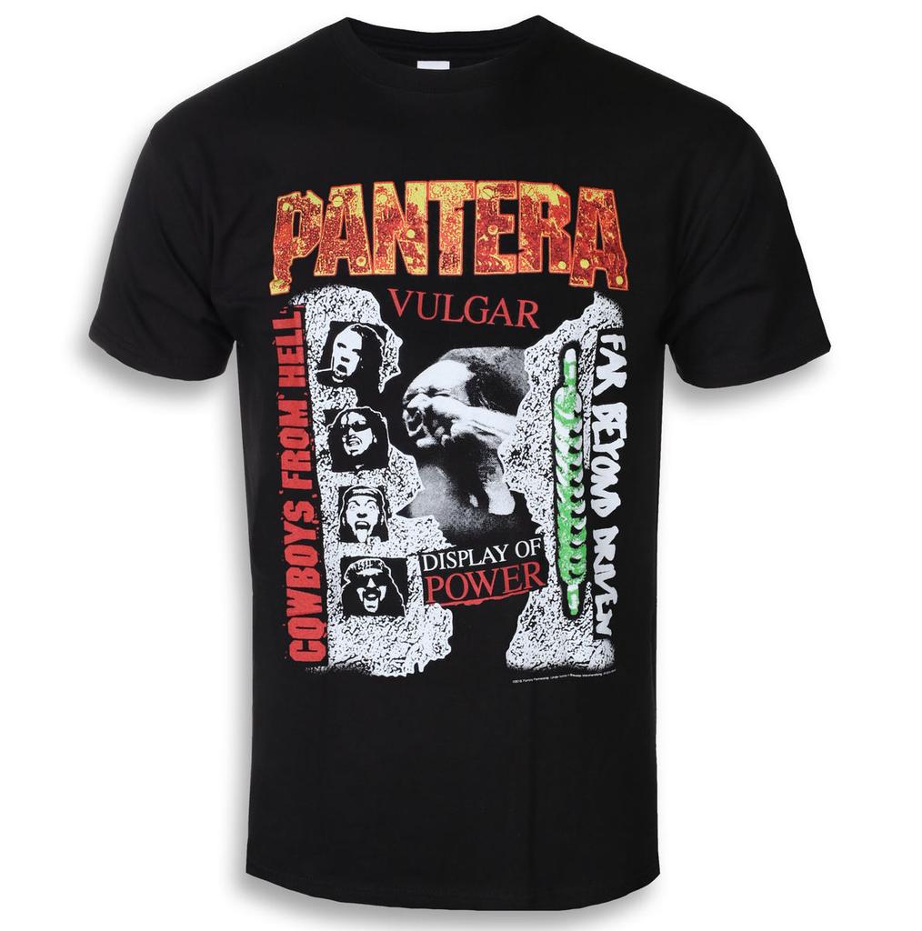 Pantera Serpent Skull Art Pattern Metal Band Tshirt Casual Street Style Cotton Tshirt Suitable For Both Unisex And Unisex