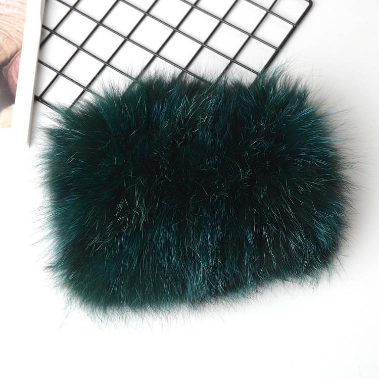 Women’s Winter Warm Real Fox Fur Scarf Fur Headbands Fox Fur Scarves Luxury Neck Warmer Good Elastic Natural Fur Mufflers